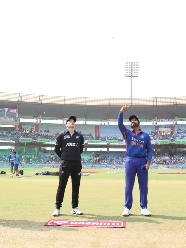 ROHIT AND TOM COIN TOSS 2ND ODI